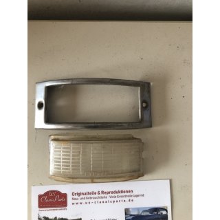 1948-50 Ford F1 Turn Signal Lense Rahmen Frame Blinkerglas mit Rahmen
