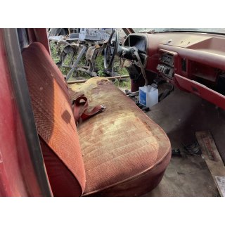 1980 -1996 Ford F150 F250 F350 Sitzbank rot zum Aufarbeiten Bench Seat