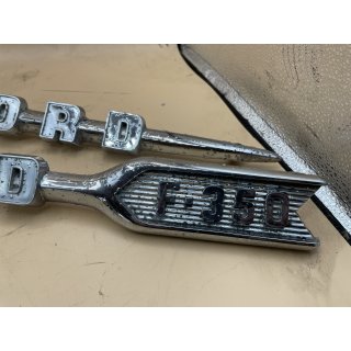 1960 Ford F350 Hood Emblem sides Motorhaube Motorhaubenemblem C0TB-16721