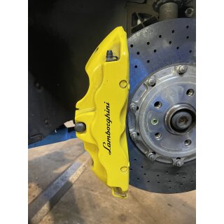 Lamborghini Gallardo Bremssattel vorn rechts 208928011A hinten links Carbon  Huracan gelb
