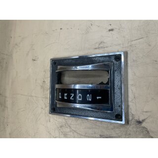1967 Ford Mustang C7ZA-7E034-e Shifter Bezel Schaltkulisse Schaltanzeige