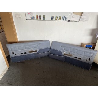 1983-88 Ford Thunderbird T&uuml;rpappen Door Panels T&uuml;rpanele blau T&uuml;rpappe