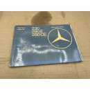 Mercedes Benz W123 Bordmappe Bordbuch Handbuch Handbook...