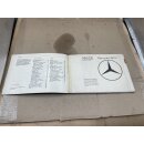 Mercedes Benz W123 Bordmappe Bordbuch Handbuch Handbook...