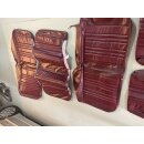 1968 1969 Ford Torino Fairlane Sitzbez&uuml;ge Seat Upholstery Rot Carpet Fastback Maroon Sitzbezug