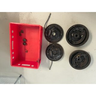 1964-73 Ford Mustang Bremse vorn Bremstrommel Trommelbremse Ankerplatten Ankerplatte Backing Plate Brake