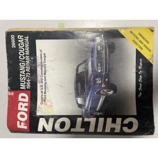 1964 -1973 Ford Mustang Reparaturhandbuch Handbuch Repair Manual Chilton 28800
